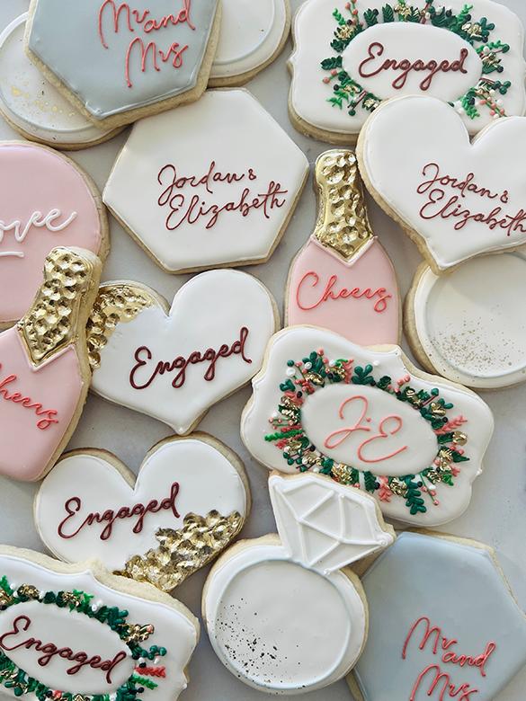 Engagement and Wedding Cookies