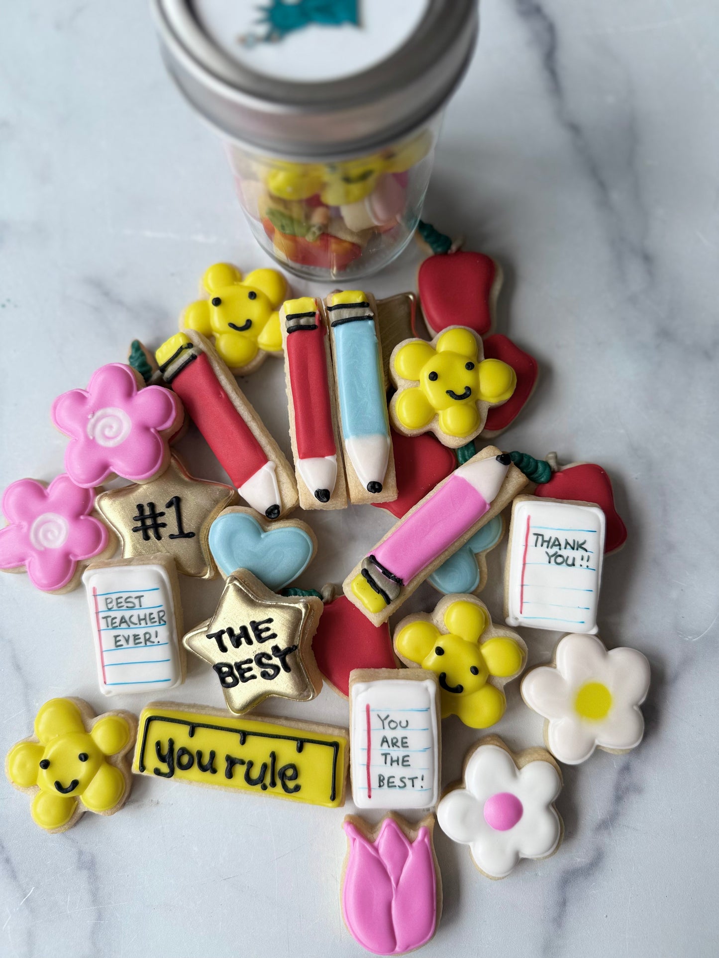 Teacher appreciation mini bottles