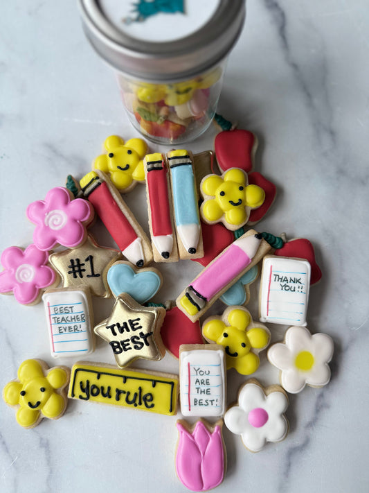 Teacher appreciation mini bottles