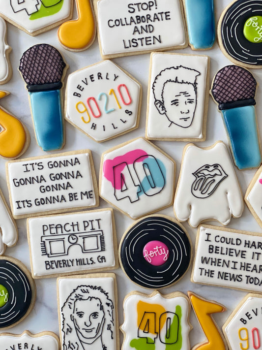 90s cookies (40th birthday)